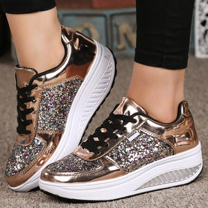 Women Shake Shoes high Lace-Up shoes running shoes slow walking shoes with designer shoes platform shoes women's shoes sneakers